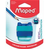 MAPED KIDY LEARN CONCENTRATION PENCIL SHARPENER 1HOLE BLUE