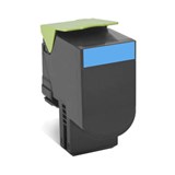 LEXMARK 80C8HC0 808HC TONER CARTRIDGE HIGH YIELD CYAN