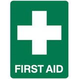 TRAFALGAR FIRST AID SIGN 450 X 300MM