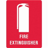TRAFALGAR FIRE EXTINGUISHER SIGN 125 X 90MM PACK 5