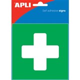 APLI FIRST AID SELF ADHESIVE SIGN 114 X 114MM