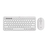 LOGITECH BLUETOOTH KEYBOARD AND MOUSE COMBO PEBBLE 2 TONAL WHITE
