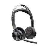 HP POLY VOYAGER FOCUS 2 MS TEAMS CERTIFIED USBCC HEADSET  USBCA CHARGING STAND BLACK