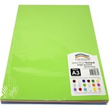 RAINBOW SPECTRUM BOARD 220GSM A3 BRIGHT ASSORTED PACK 100