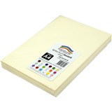RAINBOW SPECTRUM BOARD 220GSM A4 CREAM PACK 100