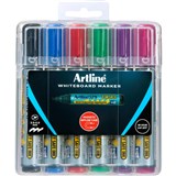 ARTLINE 579 WHITEBOARD MARKER CHISEL 5MM ASSORTED HARD CASE PACK 6