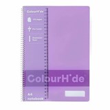 COLOURHIDE NOTEBOOK 120 PAGES A4 LAVENDER