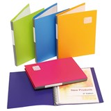 MARBIG DISPLAY BOOK REFILLABLE 20 POCKET A4 ASSORTED
