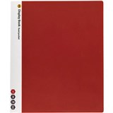 MARBIG DISPLAY BOOK NONREFILABLE INSERT COVER 20 POCKET A4 CLEARRED