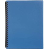MARBIG DISPLAY BOOK REFILLABLE 40 POCKET A4 BLUE