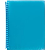 MARBIG DISPLAY BOOK REFILLABLE INSERT COVER 20 POCKET A4 MARINE