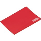 PICTOR FOOLSCAP POLY DOCUMENT WALLET WITH VELCRO RED