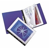 MARBIG SOFT TOUCH BINDER DISPLAY BOOK NONREFILLABLE 20 POCKET A4 CLEARBLACK