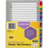 MARBIG INDEX DIVIDER REINFORCED MANILLA AZ TAB A5 ASSORTED