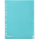 MARBIG PROFESSIONAL ANTIMICROBIAL DIVIDER PP 10TAB A4 BLUE