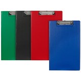 MARBIG CLIPFOLDER PE FOOLSCAP ASSORTED PACK 12