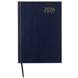 CUMBERLAND 51ECBK CASEBOUND DIARY DAY TO PAGE A5 BLACK