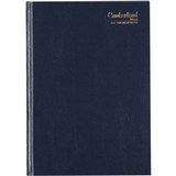 CUMBERLAND 51ECBL CASEBOUND DIARY DAY TO PAGE A5 BLUE