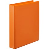 MARBIG CLEARVIEW INSERT RING BINDER 2D 25MM A4 ORANGE