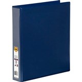 MARBIG CLEARVIEW INSERT RING BINDER 4D 38MM A4 BLUE
