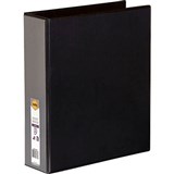 MARBIG CLEARVIEW INSERT RING BINDER 2D 50MM A4 BLACK