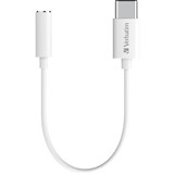 VERBATIM AUDIO JACK CABLE USBC TO 35MM 100MM WHITE