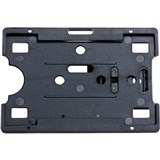 REXEL ID CARD HOLDER WITH ADJUSTABLE POCKET CLIP BLACK PACK 10