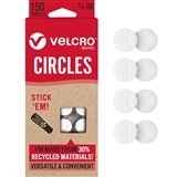 VELCRO ECO COLLECTION STICKEM CIRCLES 19MM WHITE PACK 150