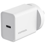 COMSOL USBC WALL CHARGER 20W WHITE