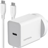 COMSOL USBC WALL CHARGER 20W  15M USBC TO C CABLE WHITE