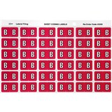 AVERY 43302 LATERAL FILE LABEL SIDE TAB COLOUR CODE B 25 X 38MM MAGENTA PACK 180