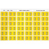 AVERY 43305 LATERAL FILE LABEL SIDE TAB COLOUR CODE E 25 X 38MM YELLOW PACK 180