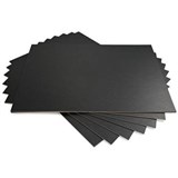 RAINBOW SPECTRUM BOARD 220GSM 510 X 640MM BLACK PACK 20