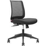 BRINDIS TASK CHAIR LOW MESH BACK NYLON BASE BLACK
