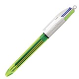 BIC PEN 4 COLOUR FLUORO RETRACTABLE