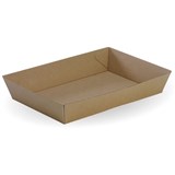 BIOPAK BIOBOARD TRAY SIZE 4 BROWN PACK 125