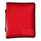 PICTOR ZIPPER BINDER A4 3D 25MM WITH HANDLE RED