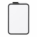 PICTOR MAGNETIC DRY ERASE A4 DOUBLE SIDED WHITEBOARD PVC INCL BLACK MARKER W892