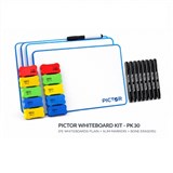 PICTOR A4 WHITEBOARD KIT OF 30