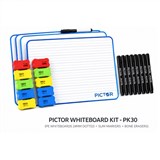 PICTOR WHITEBOARD DOTTED 24MM DOTTED THIRDS KIT OF 30