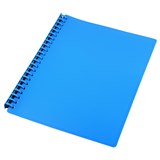 DISPLAY BOOK A4 20 POCKET BLUE
