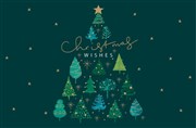 CHRISTMAS CARD BEAUTIFUL TREES