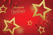 CHRISTMAS CARD SHINING STARS