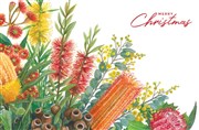 CHRISTMAS CARD FLORAL GREETINGS