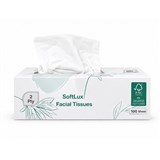 SOFTLUX FACIAL TISSUE 2 PLY 100 SHEET