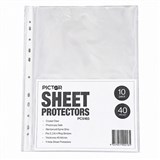 PICTOR SHEET PROTECTOR A4 ECONOMY PACK 10