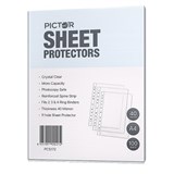 PICTOR SHEET PROTECTOR A4 40 MICRON CLEAR