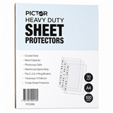 PICTOR SHEET PROTECTOR A4 70 MICRON HEAVY DUTY CLEAR