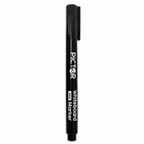 PICTOR SLIM BLACK WHITEBOARD MARKER BULLET TIP 22MM  29MM
