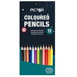 PICTOR PREMIUM PENCILS ASSORTED COLOURS PACK 12